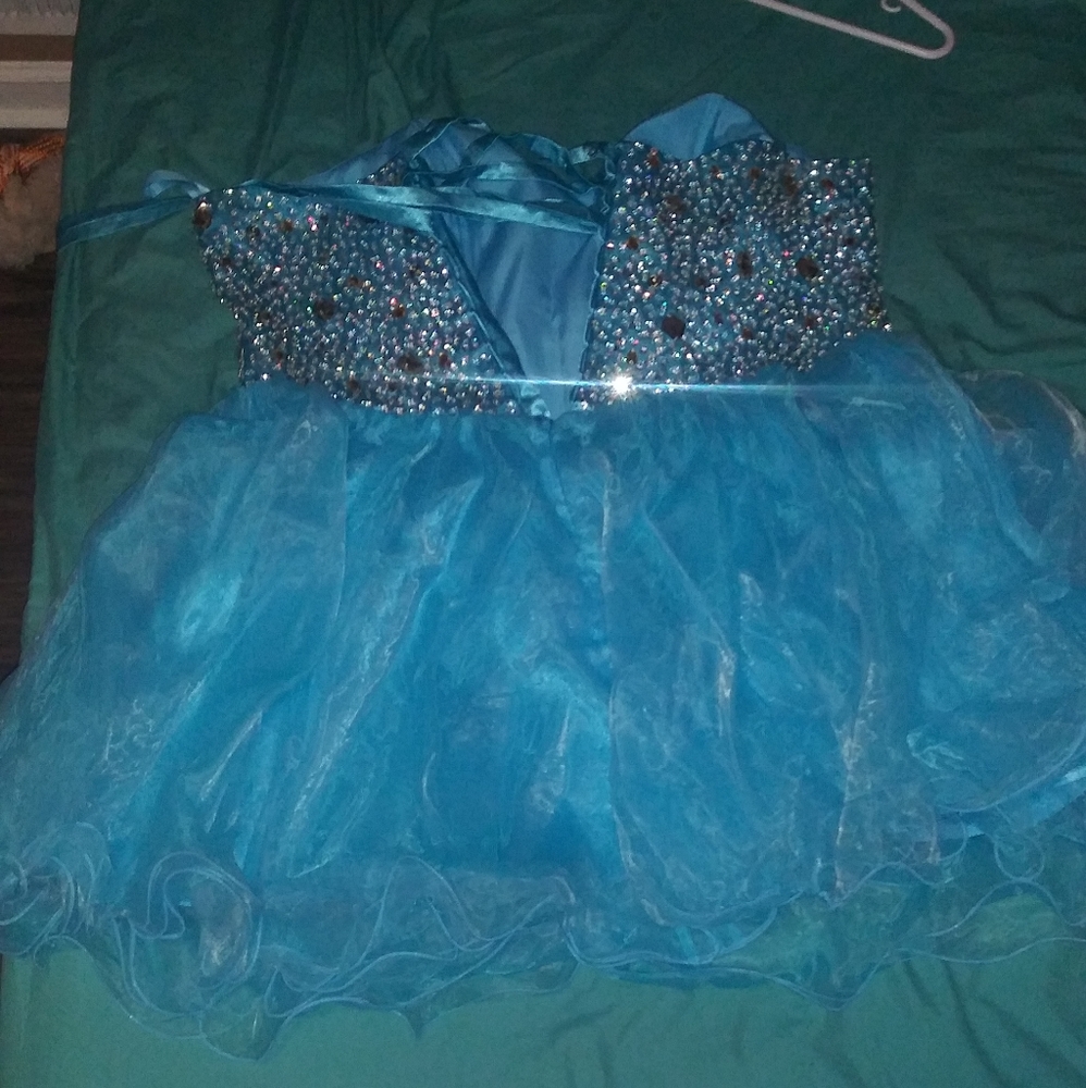 Turquoise Prom Dress